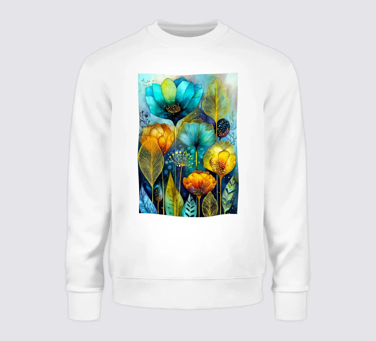 Fiori magici felpa da Justyna Jaszke JBJart