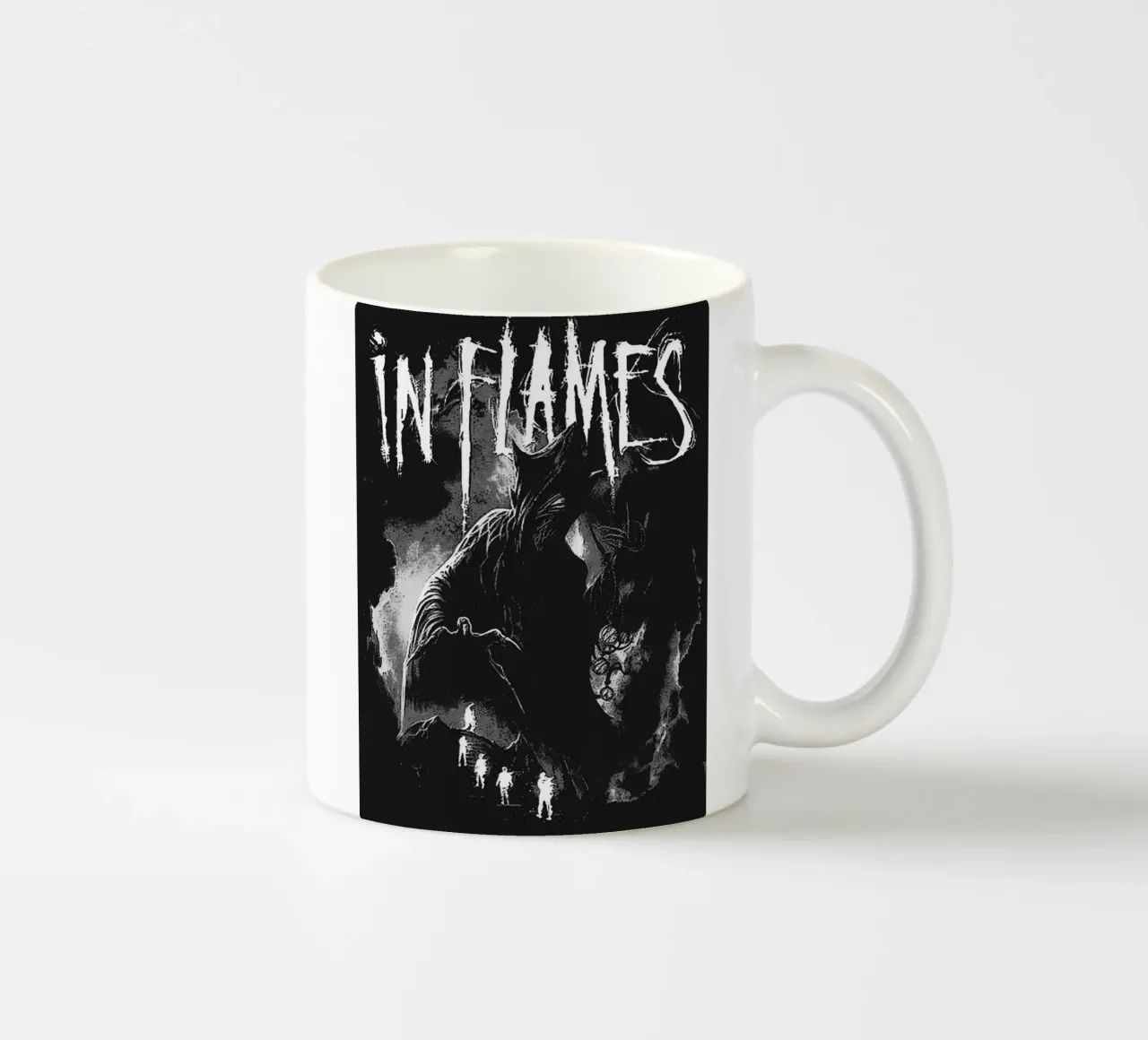 Art du groupe In Flames mug en céramique de vanhesling