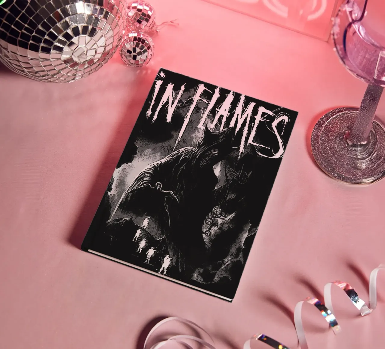 Art du groupe In Flames carnet de notes de vanhesling