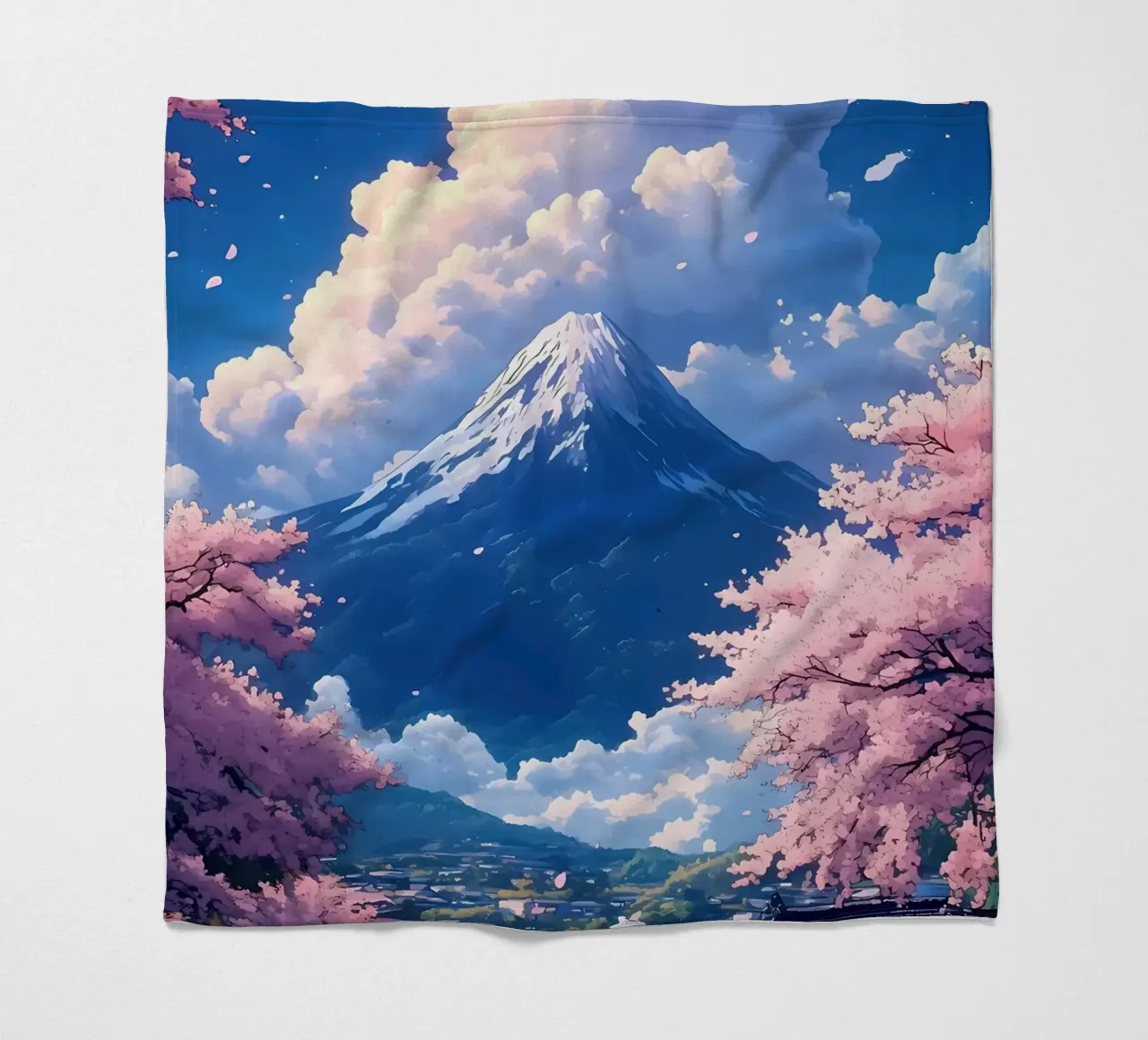 fiori di ciliegio di montagna coperta in pile da Lesley Sturgess