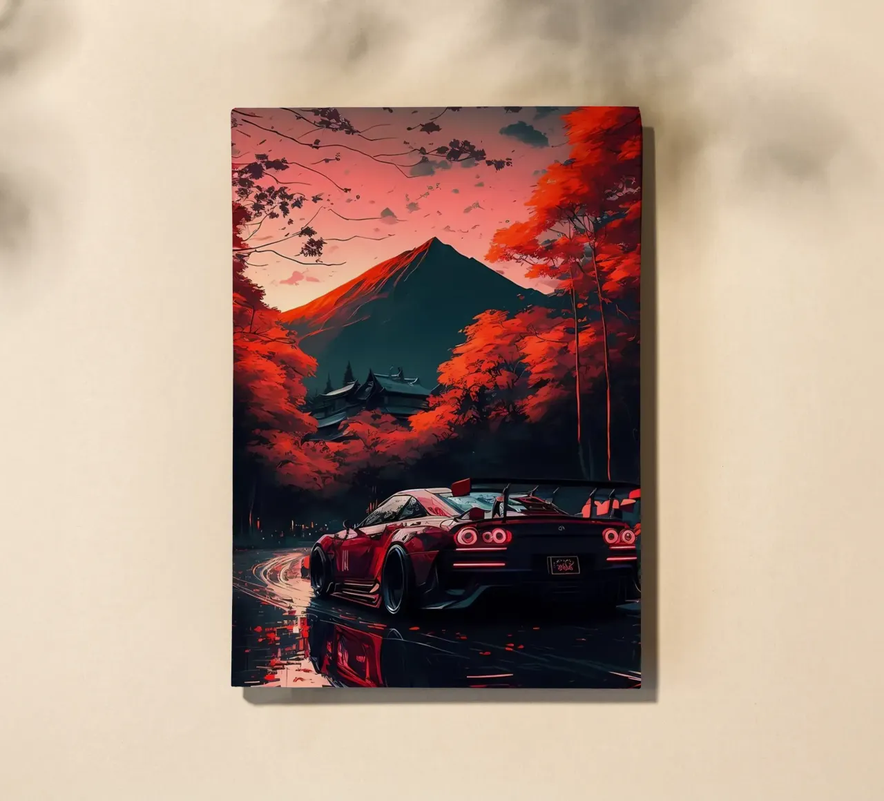 alberi rossi per auto sportive diario da Lesley Sturgess