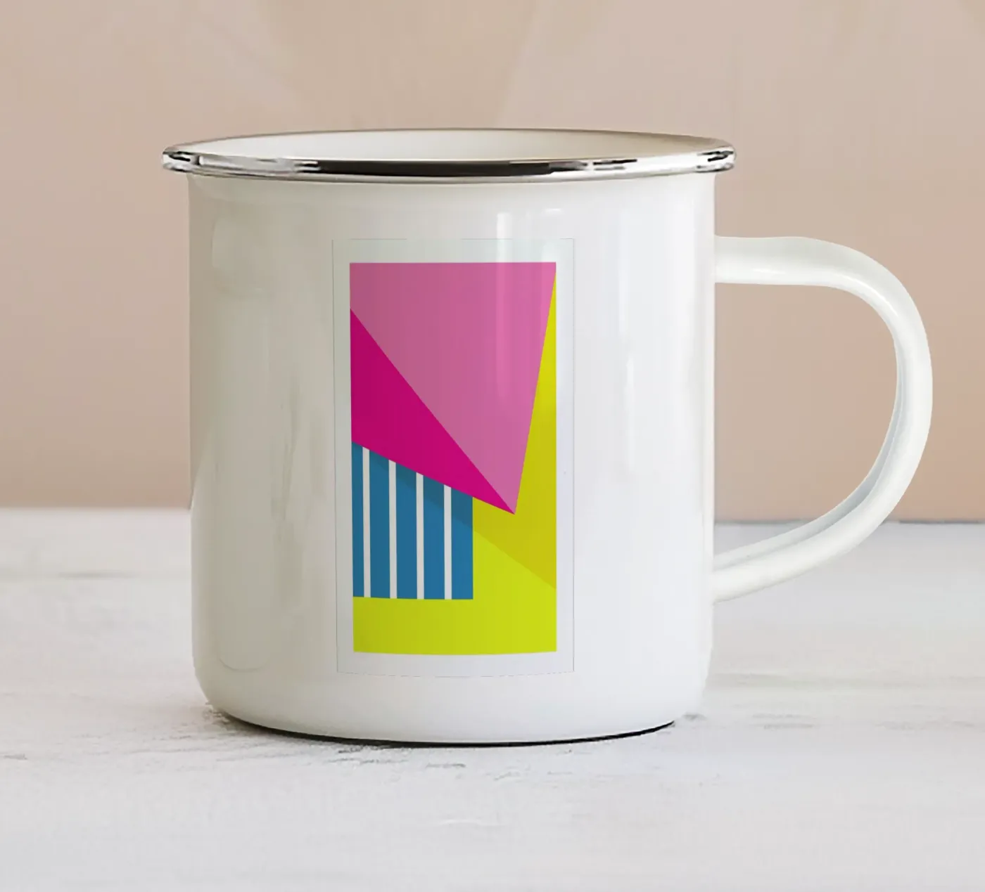 Sun Bathing enamel mug by The Native State