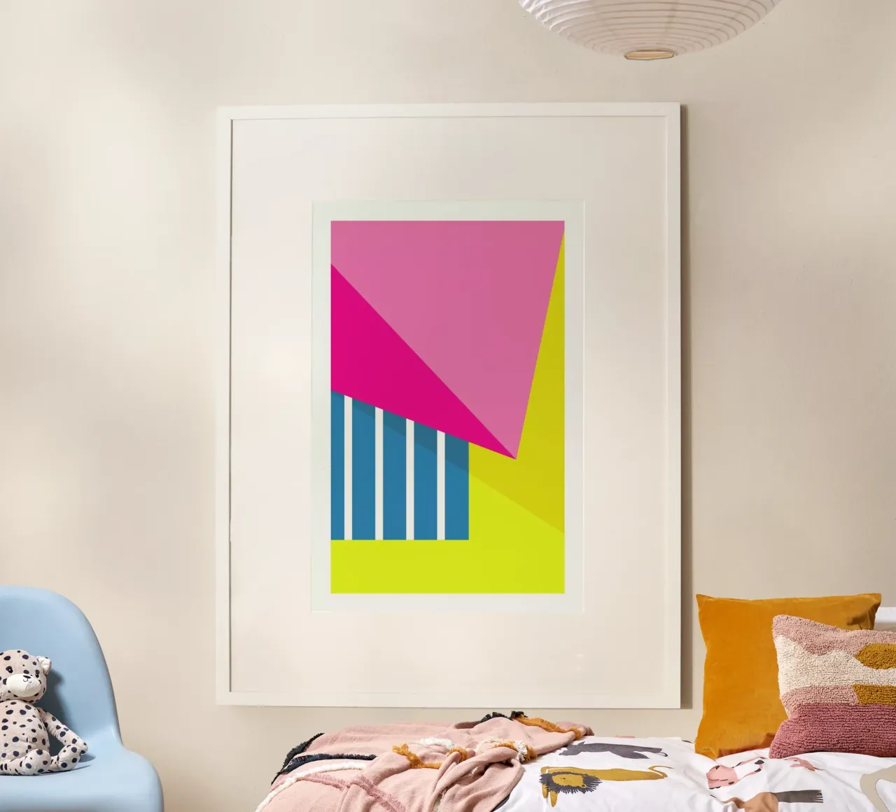 Sun Bathing poster con telaio in alluminio da The Native State