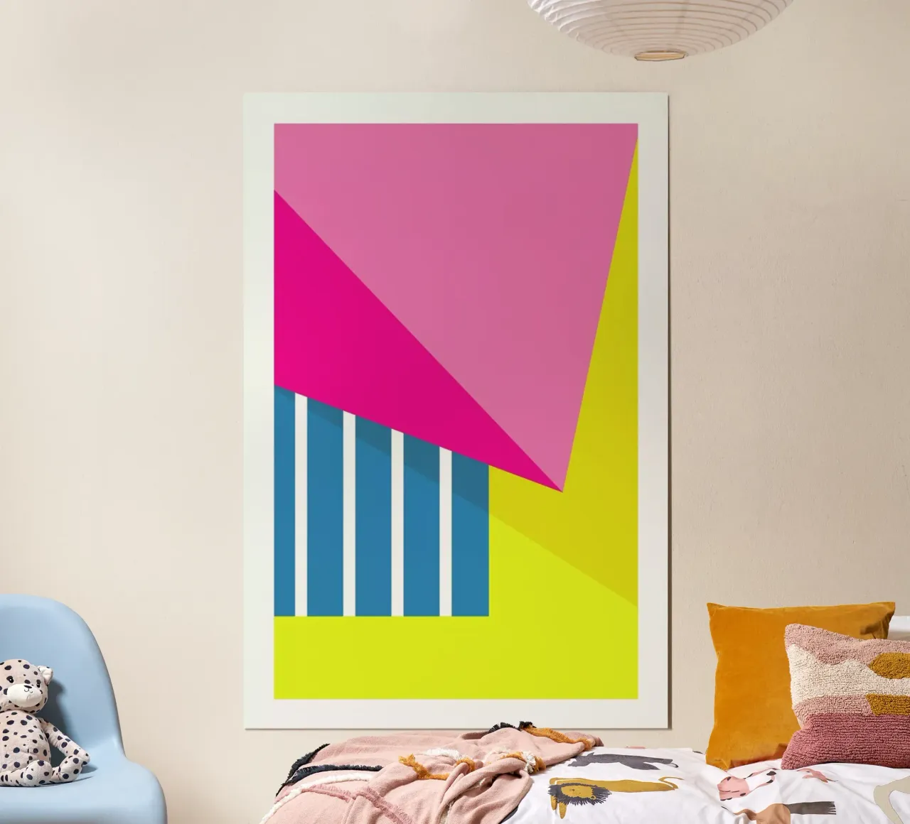 Sun Bathing poster con telaio in alluminio da The Native State