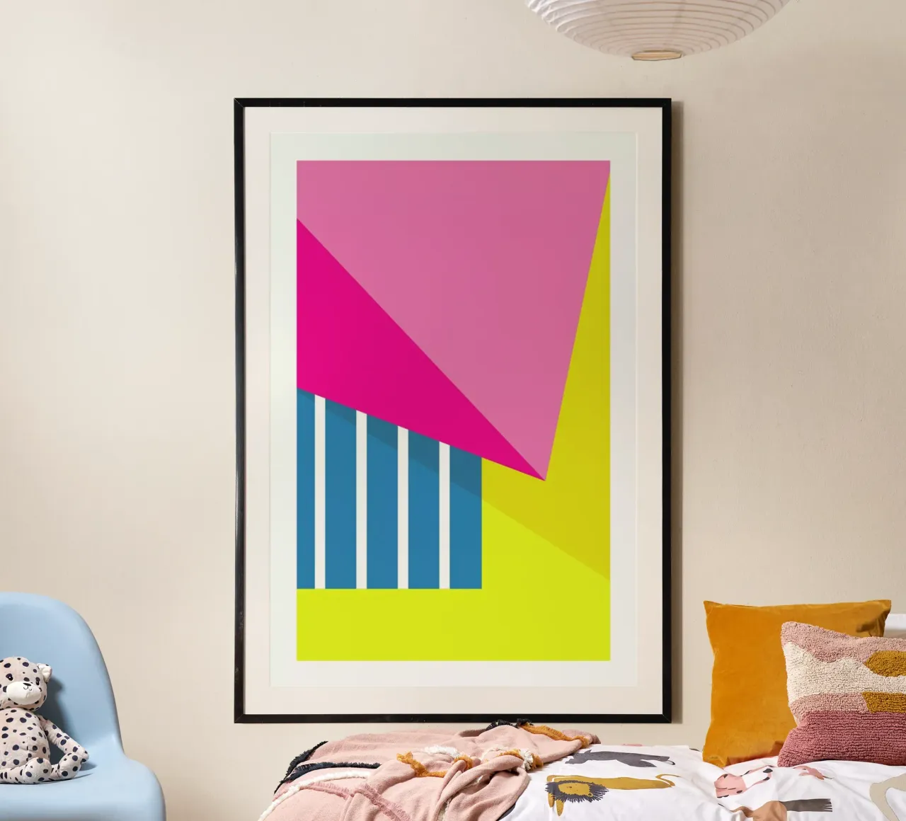 Sun Bathing poster con telaio in alluminio da The Native State