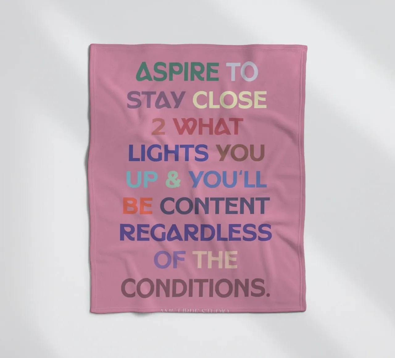 🌸 Fleecedecke von MENTHE SAUVAGE