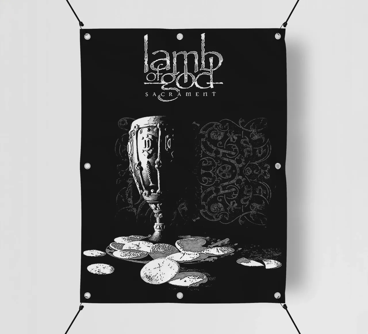 Arte della band Lamb of God telo in pvc da vanhesling