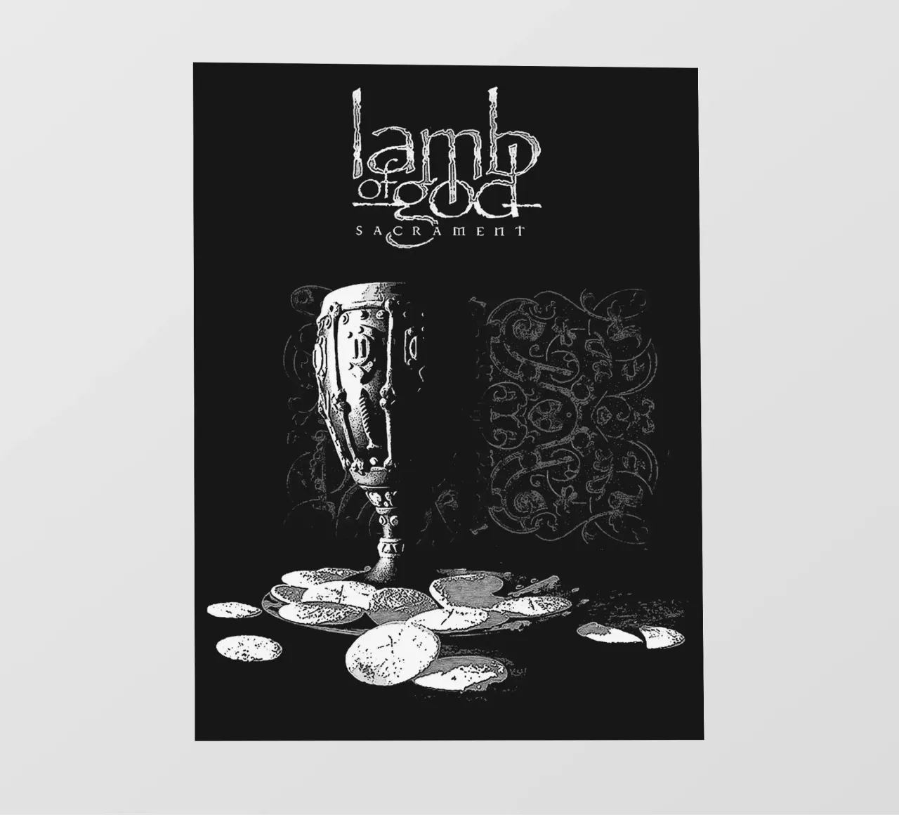 Arte della band Lamb of God telo in pvc da vanhesling