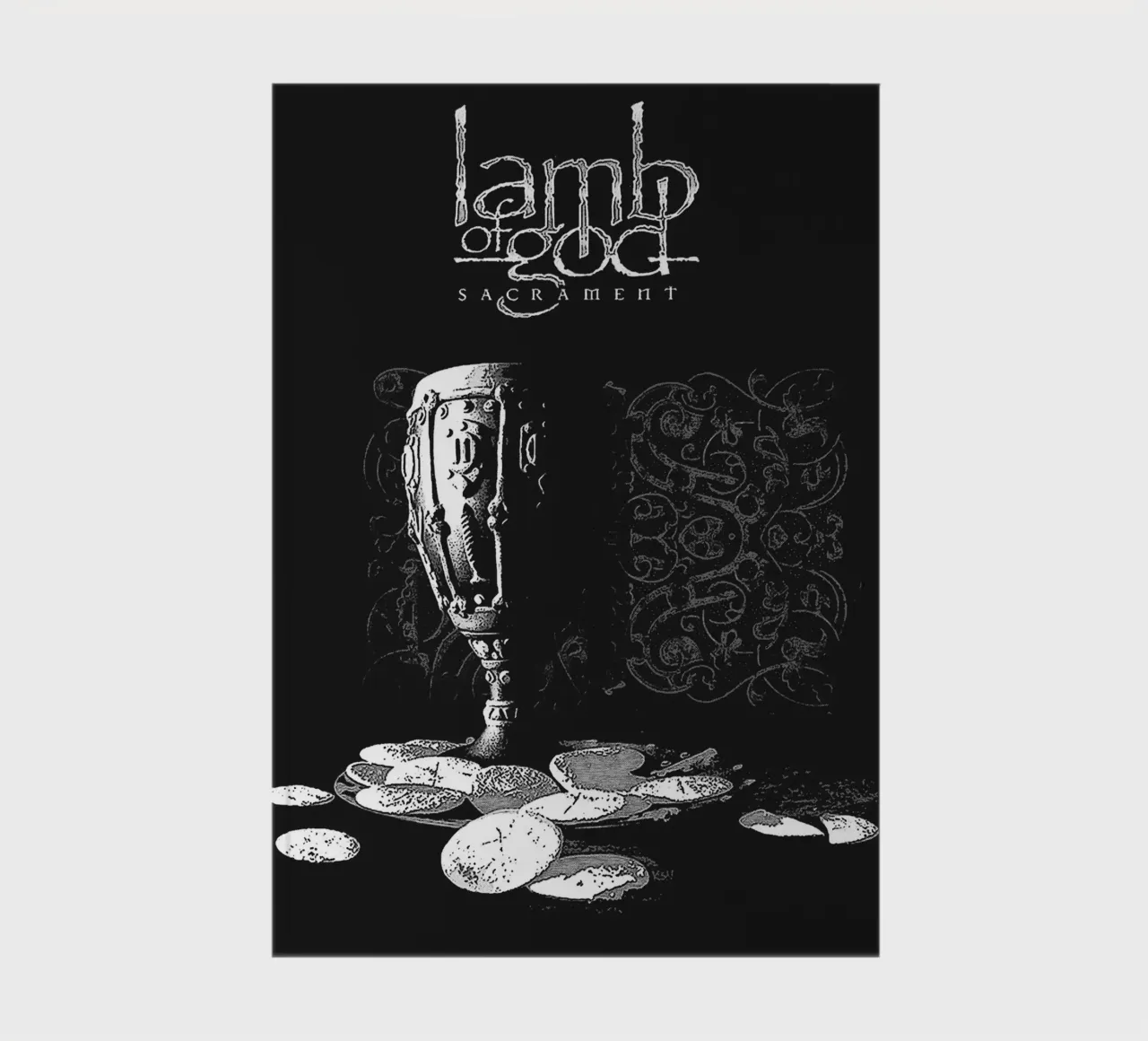 Art du groupe Lamb of God carnet de notes de vanhesling