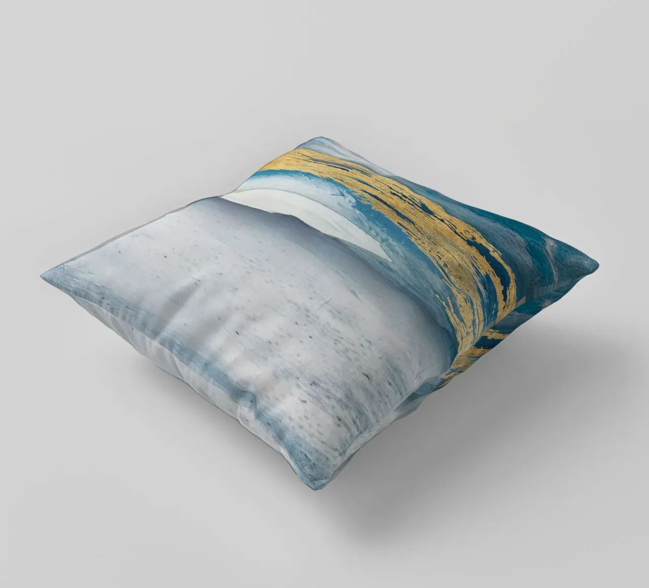 Blue Abstract Texture cuscino da vintageshop
