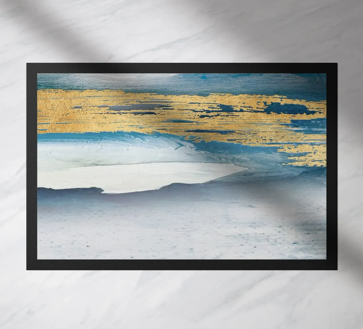 Blue Abstract Texture zerbino da vintageshop