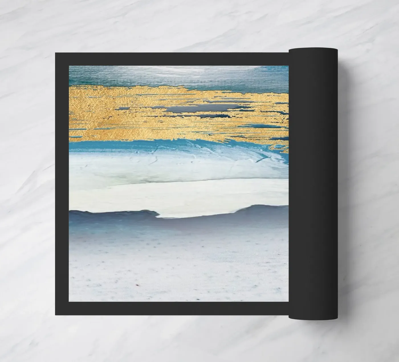 Blue Abstract Texture zerbino da vintageshop