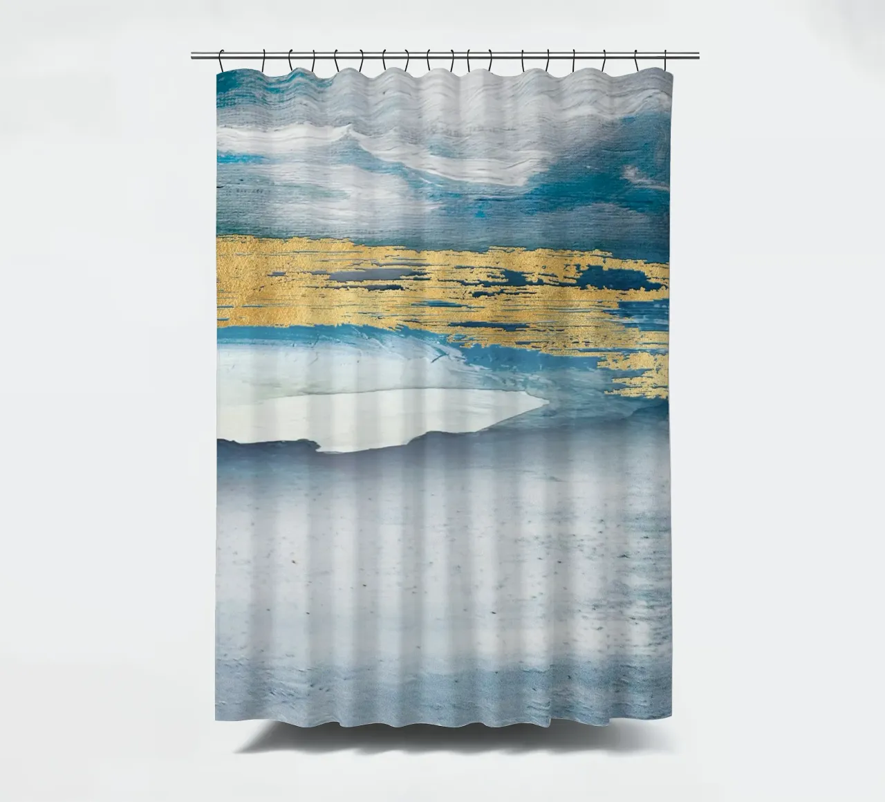 Blue Abstract Texture tenda da doccia da vintageshop