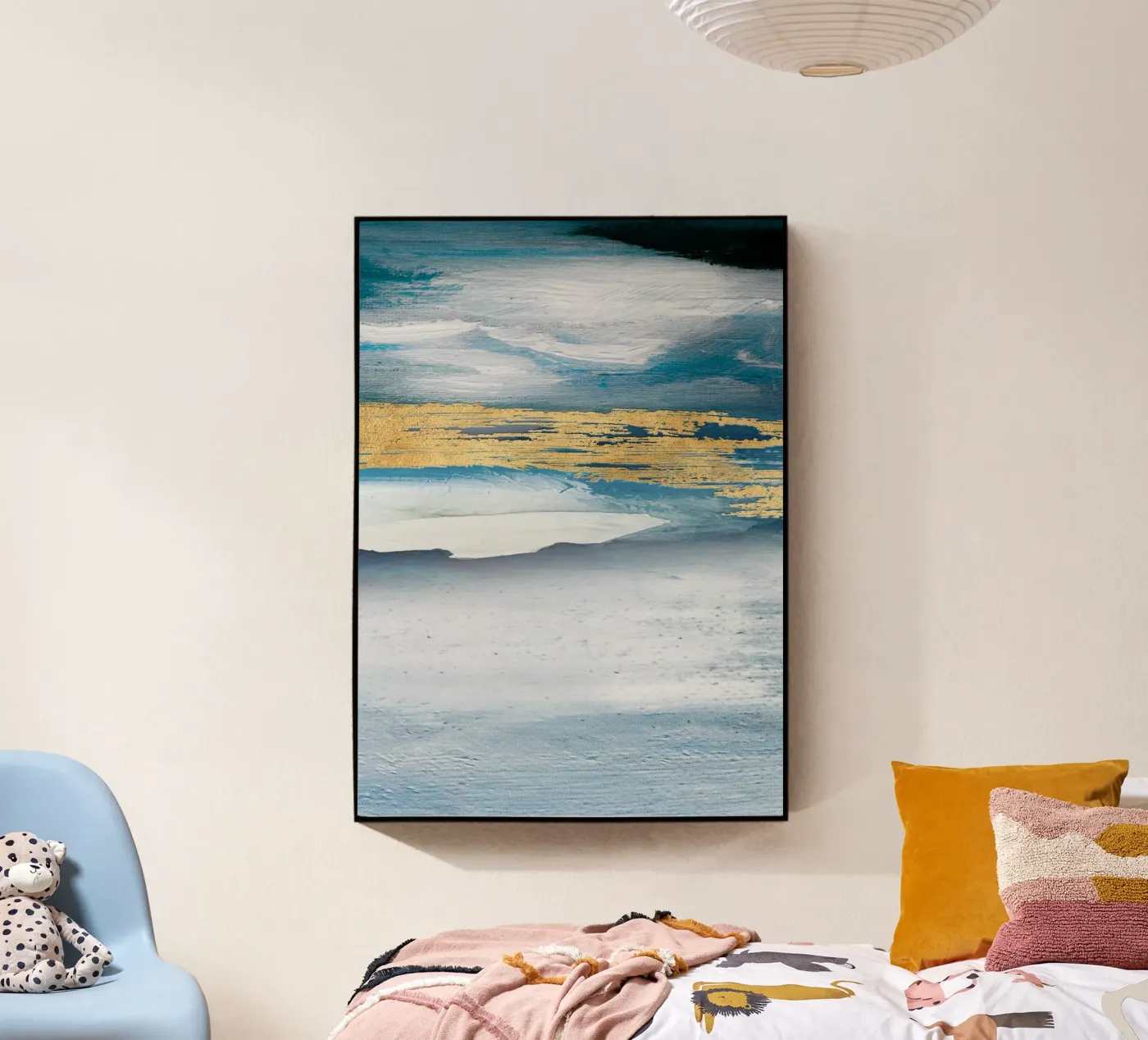 Blue Abstract Texture acrylic glass by vintageshop