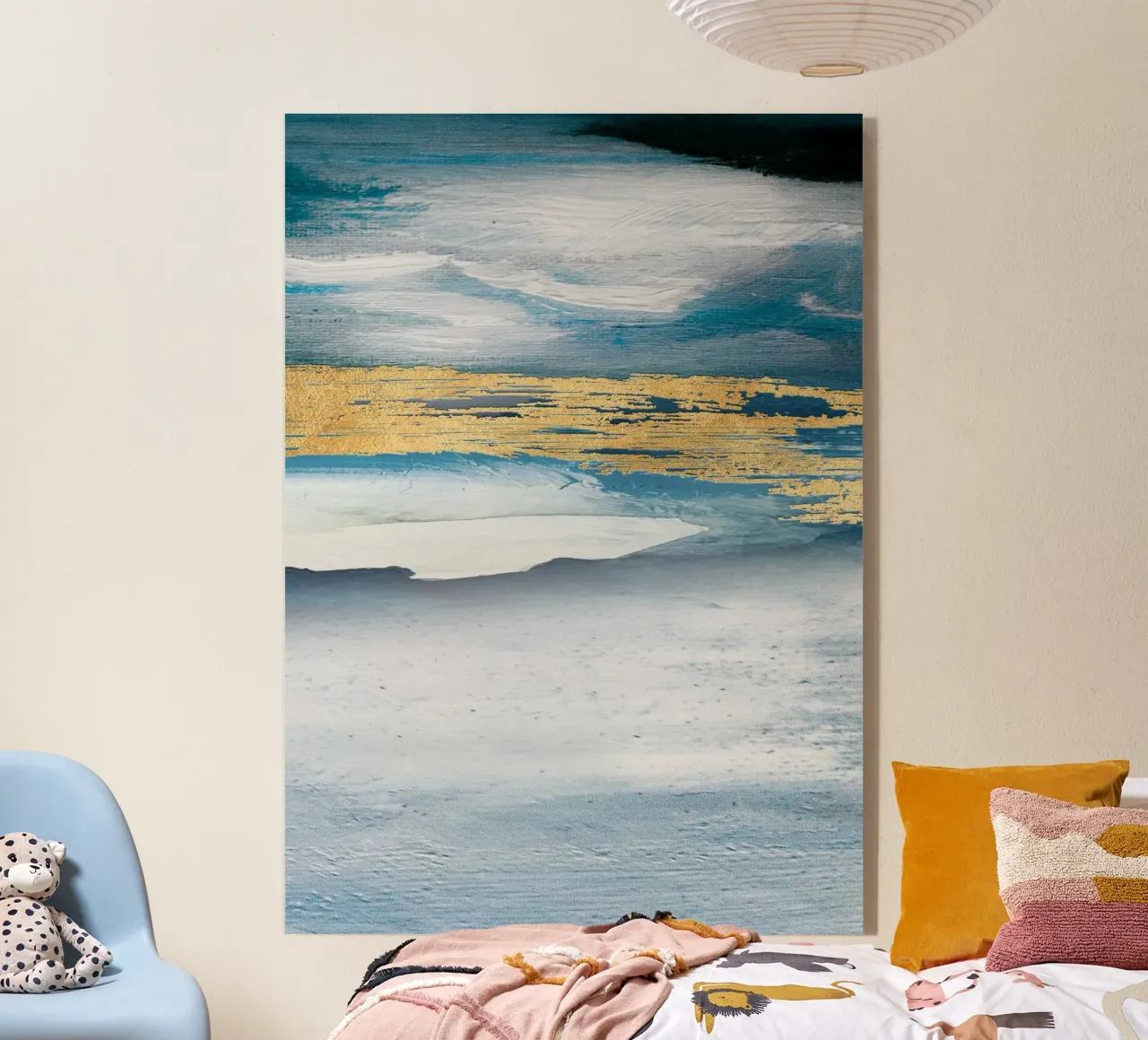 Blue Abstract Texture plexiglass da vintageshop