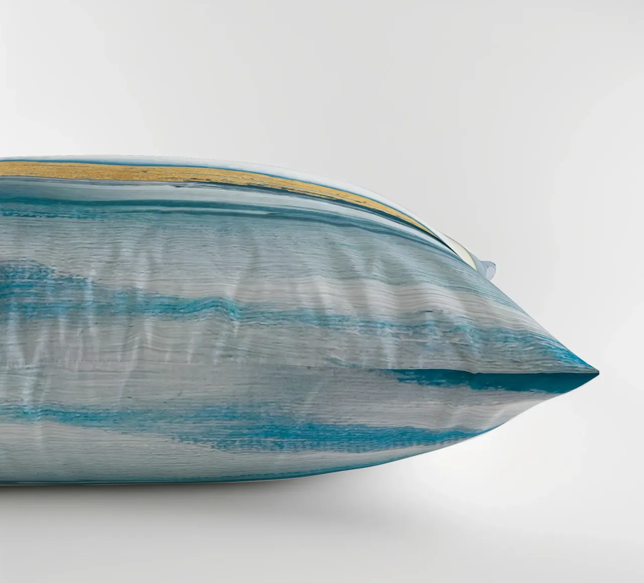 Blue Abstract Texture 1 cuscino da vintageshop