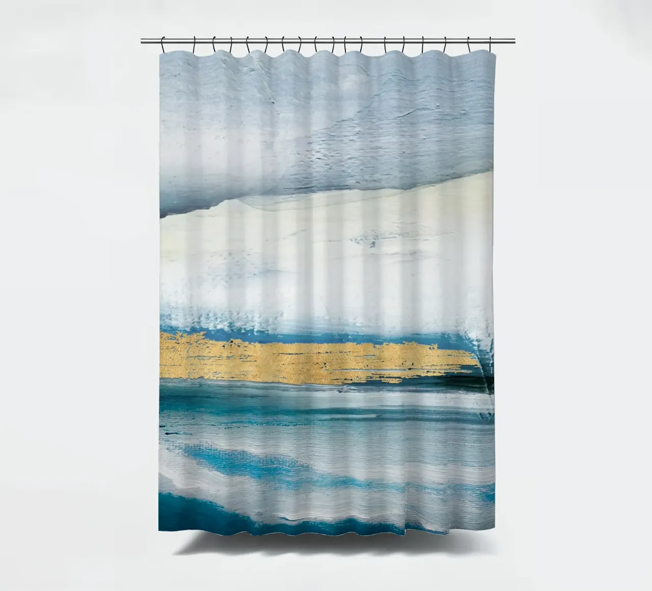 Blue Abstract Texture 1 tenda da doccia da vintageshop