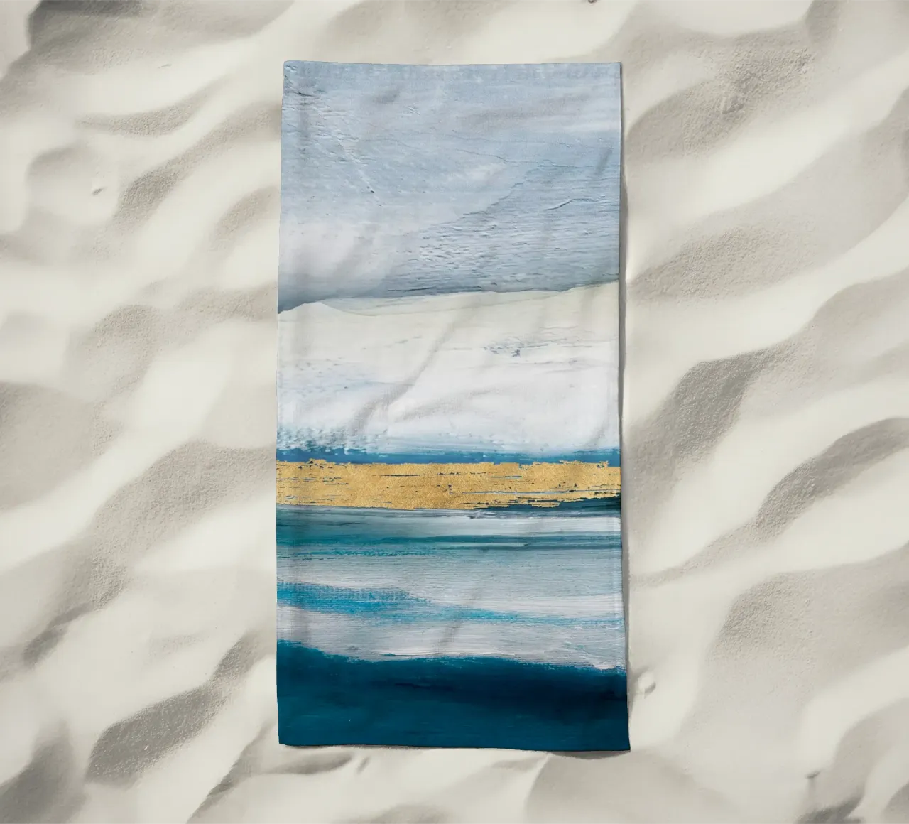 Blue Abstract Texture 1 telo mare da vintageshop