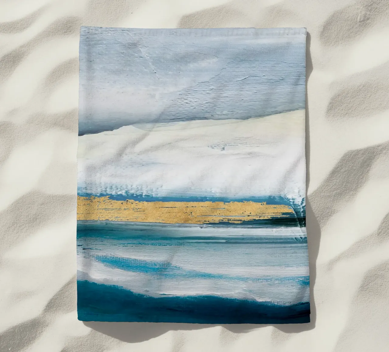 Blue Abstract Texture 1 telo mare da vintageshop