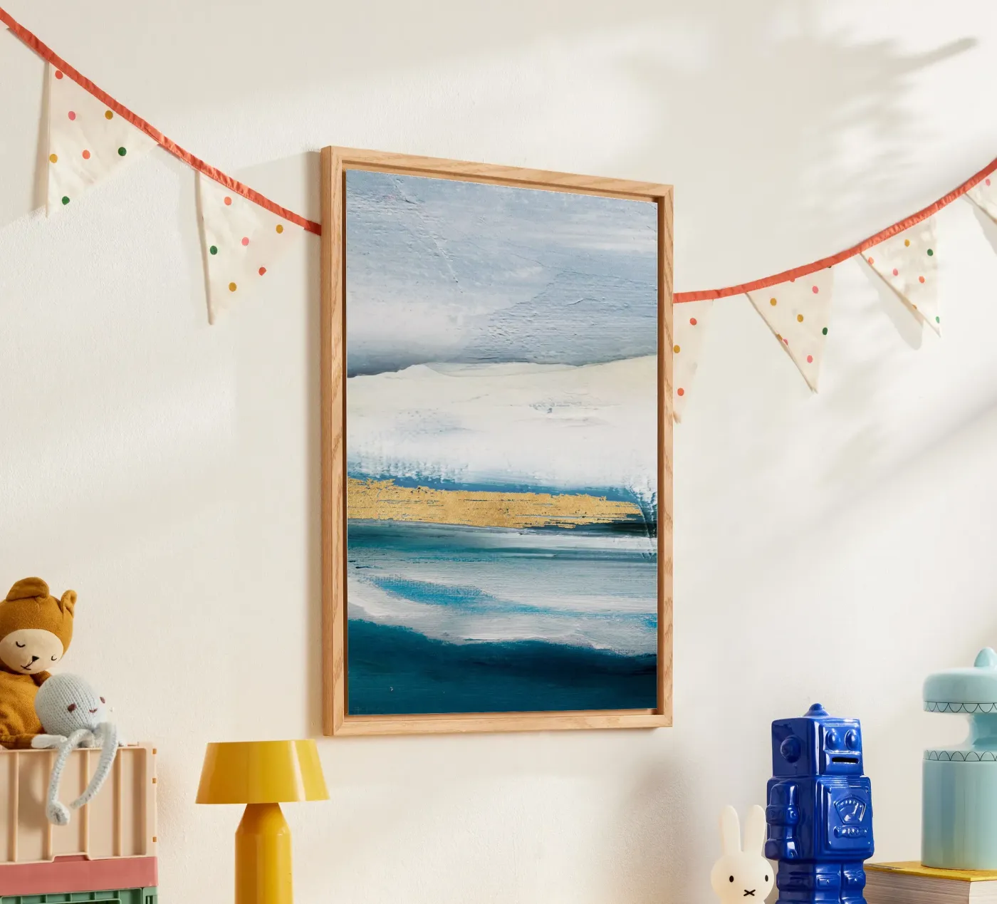 Blue Abstract Texture 1 plexiglass da vintageshop