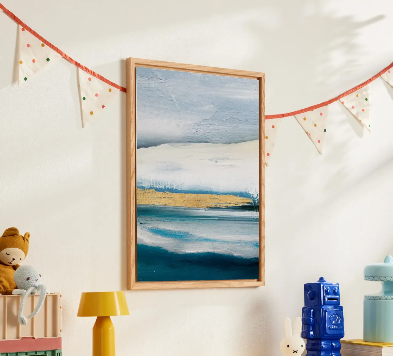 Blue Abstract Texture 1 plexiglass da vintageshop