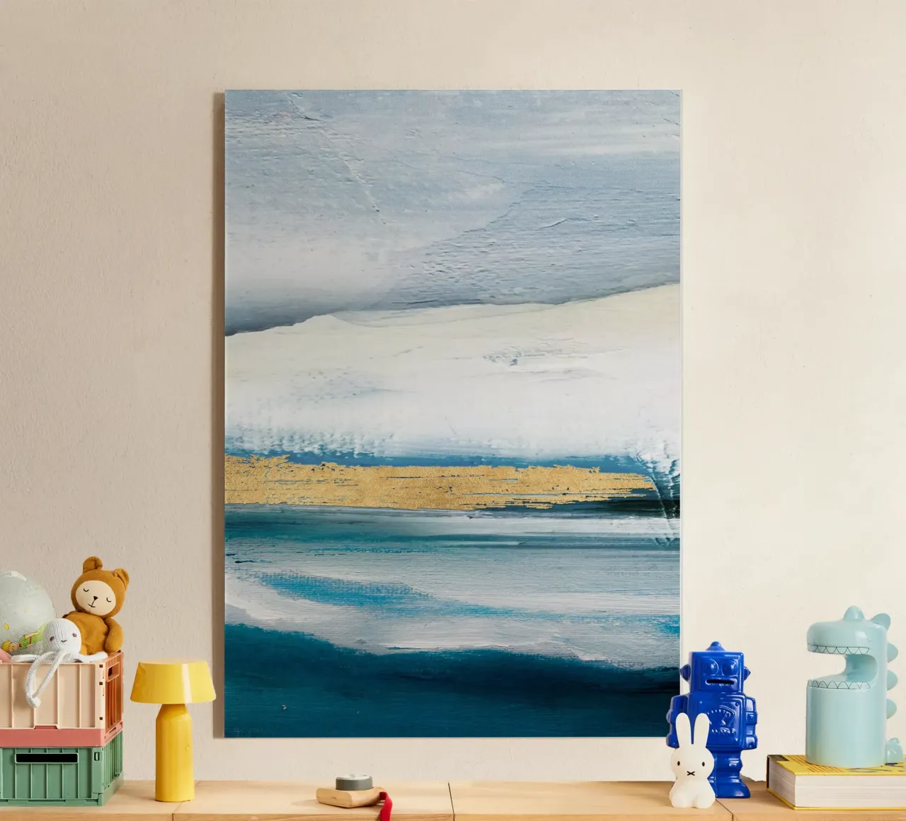 Blue Abstract Texture 1 plexiglass da vintageshop