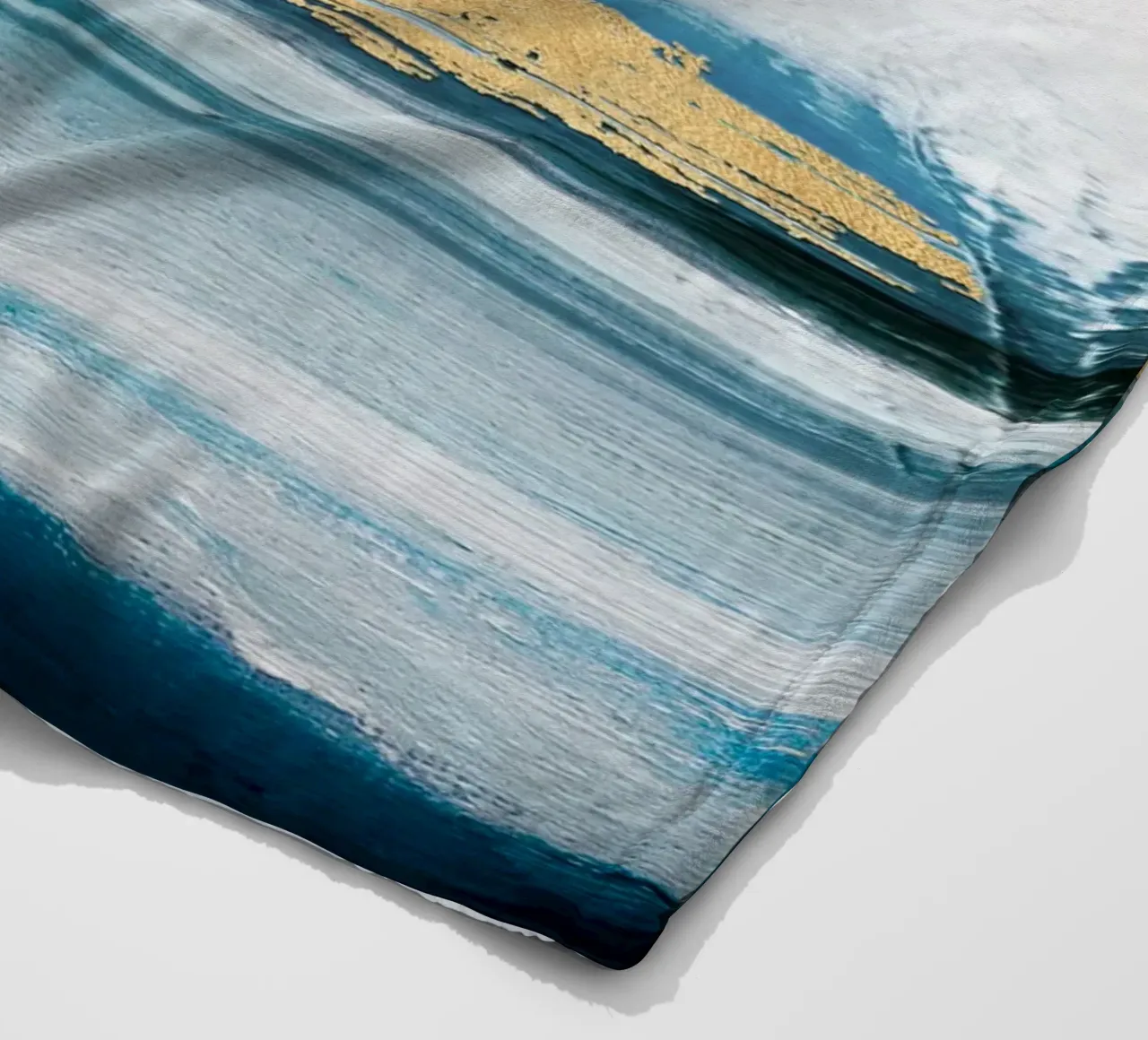 Blue Abstract Texture 1 coperta in pile da vintageshop