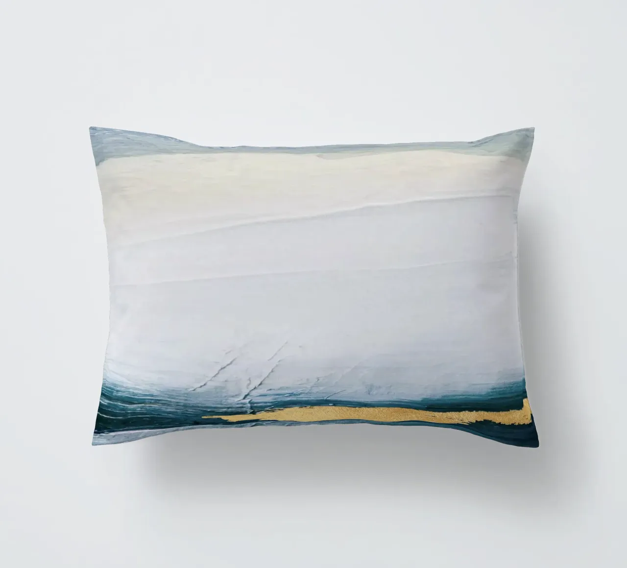 Blue Abstract Texture 02 cuscino da vintageshop