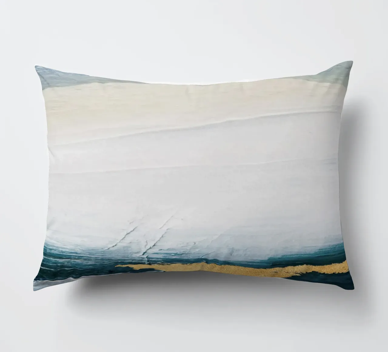 Blue Abstract Texture 02 cuscino da vintageshop