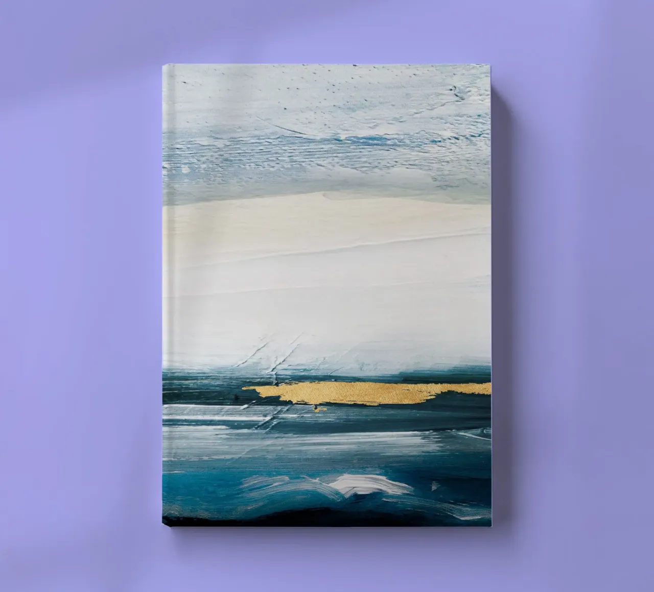 Blue Abstract Texture 02 notebook by vintageshop
