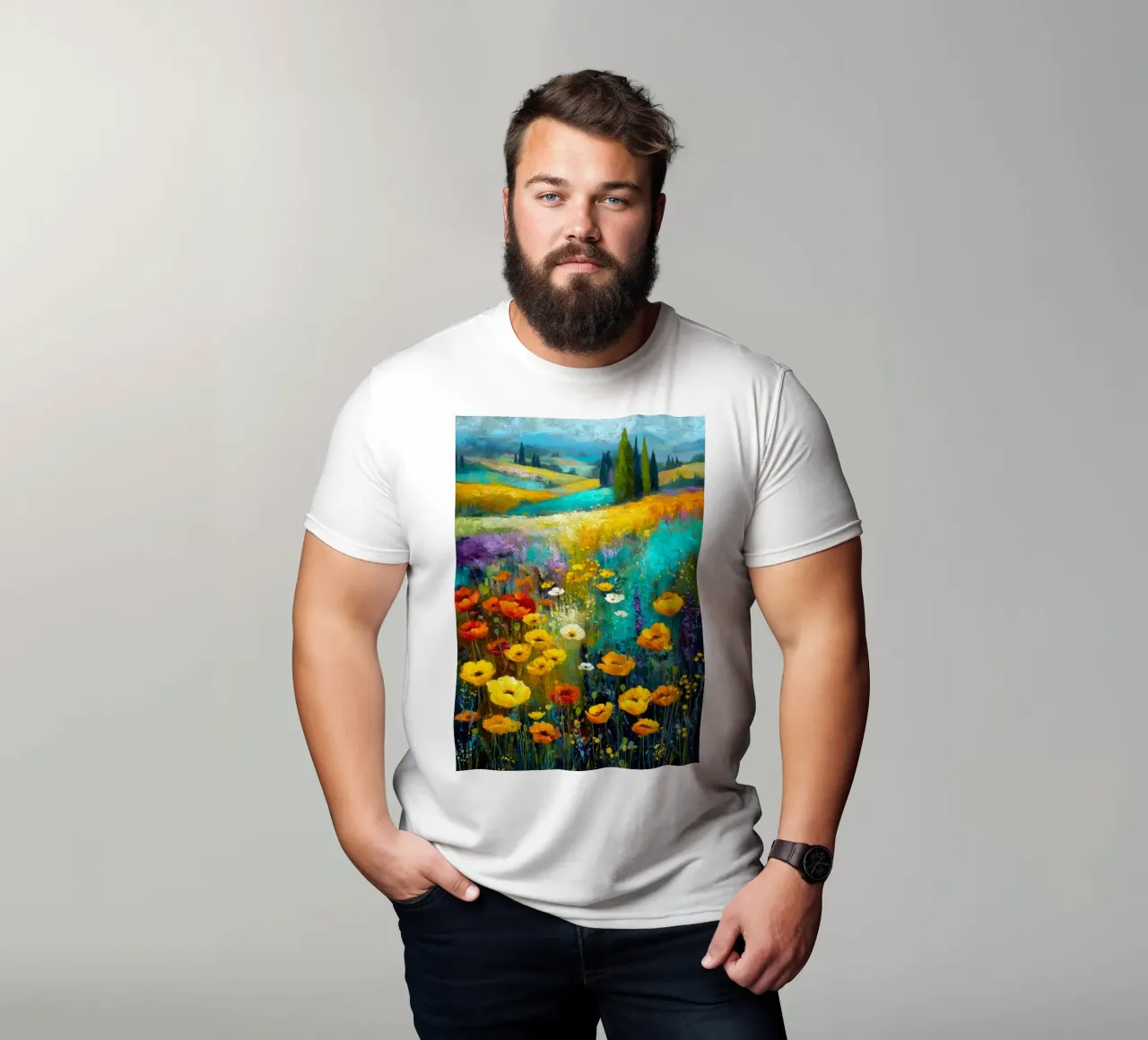 Prato soleggiato t-shirt da Justyna Jaszke JBJart