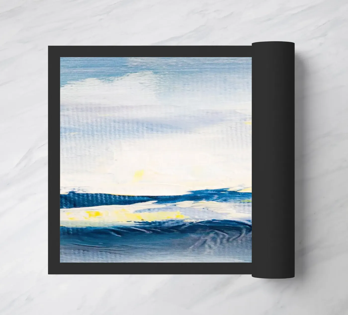 Blue Abstract Texture sun zerbino da vintageshop