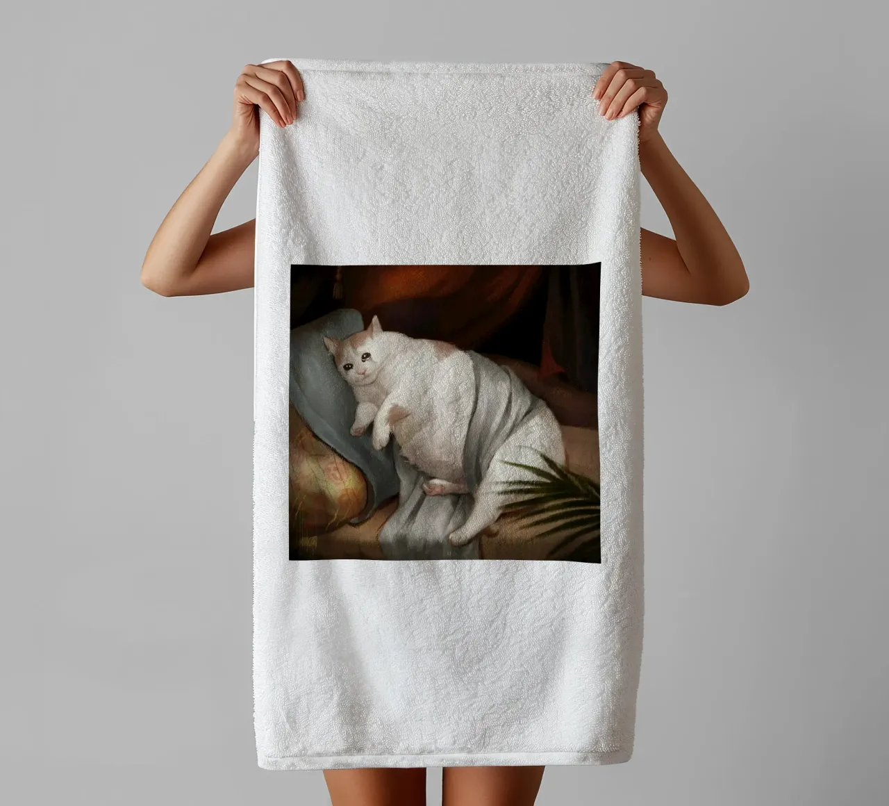Crying in Renaissance towel by Arjun