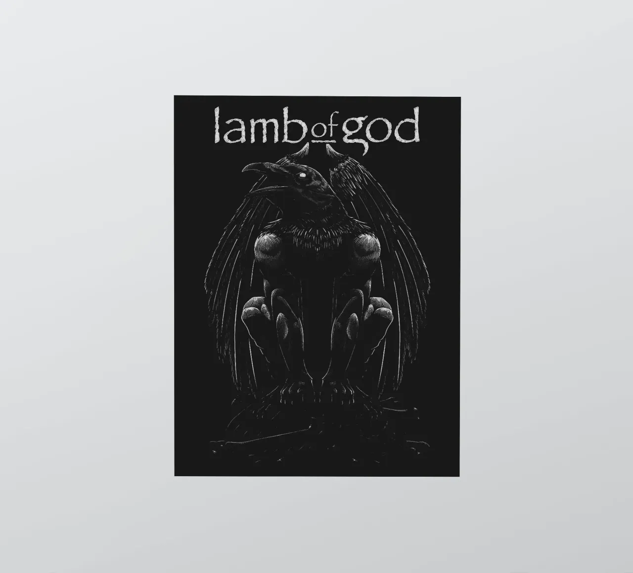 Art du groupe Lamb of God autocollant de vanhesling