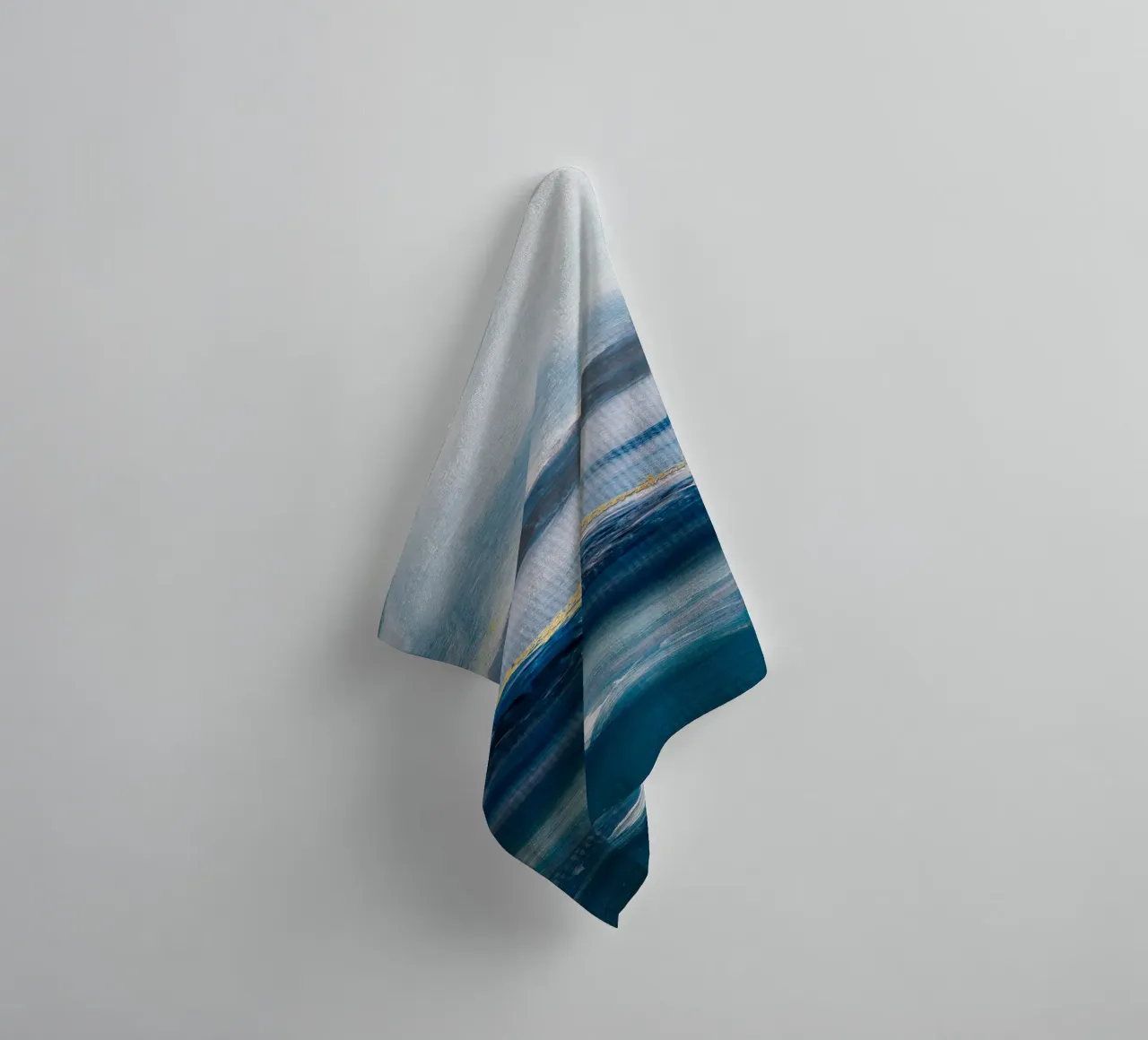 Blue Abstract Texture sky asciugamano da bagno da vintageshop