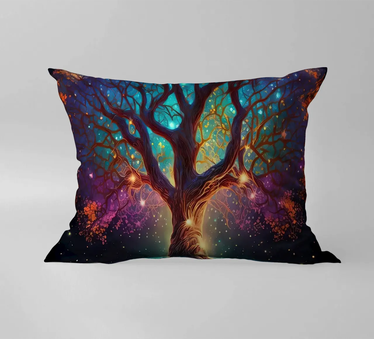 tree branches roots stars decorative cushion by Jennifer R Spyhalski