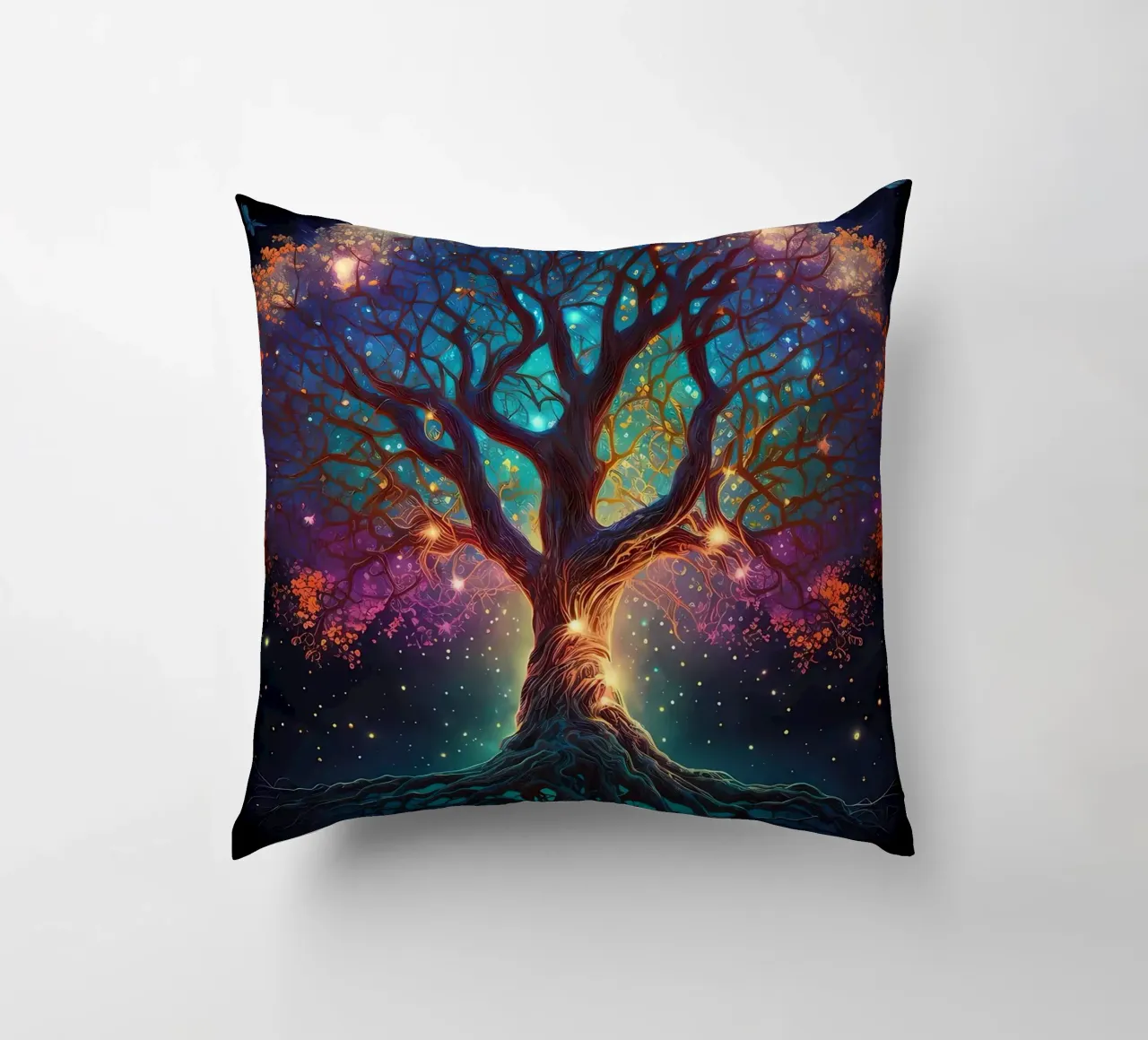 tree branches roots stars decorative cushion by Jennifer R Spyhalski