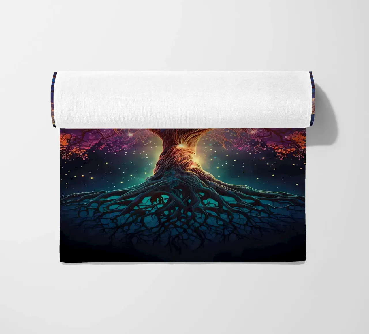 albero rami radici stelle telo mare da Jennifer R Spyhalski