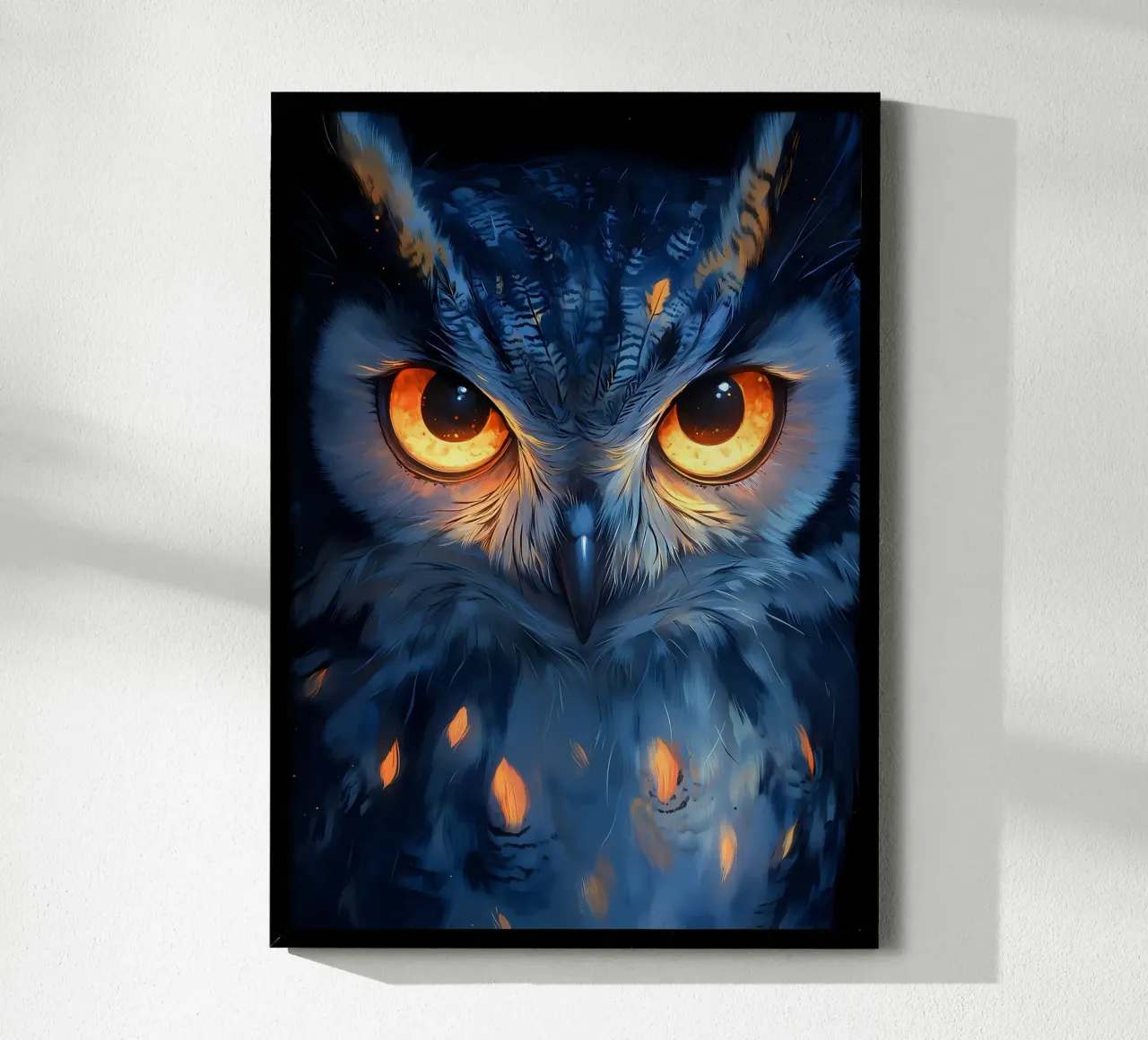 uil vogel wilde dieren poster van Jennifer R Spyhalski