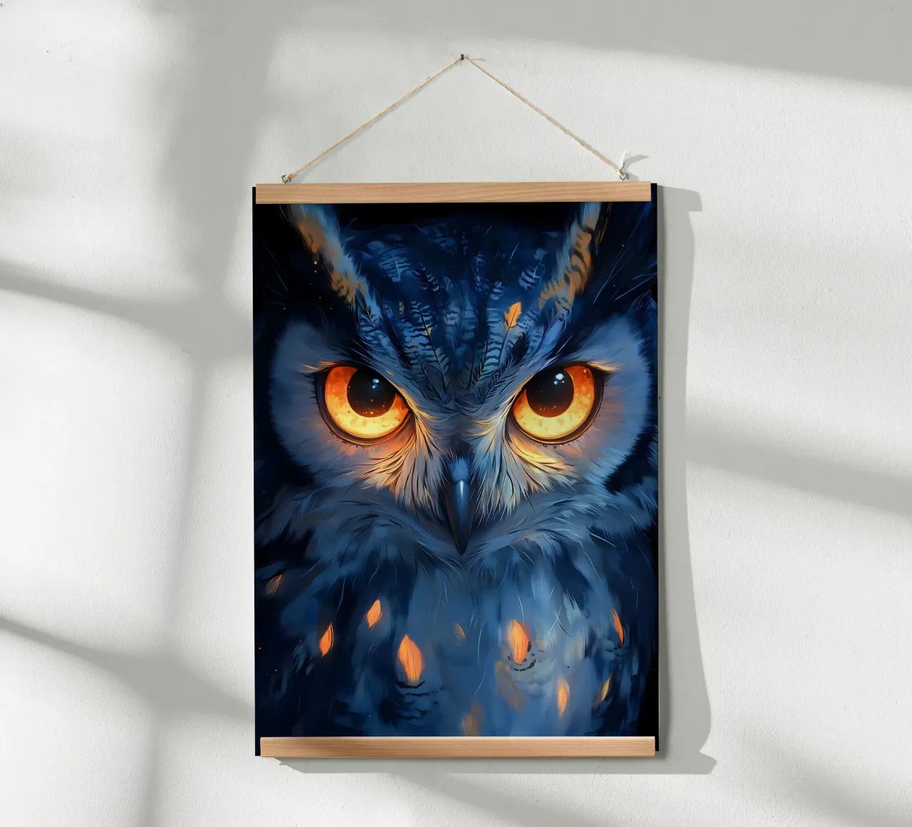 uil vogel wilde dieren poster van Jennifer R Spyhalski