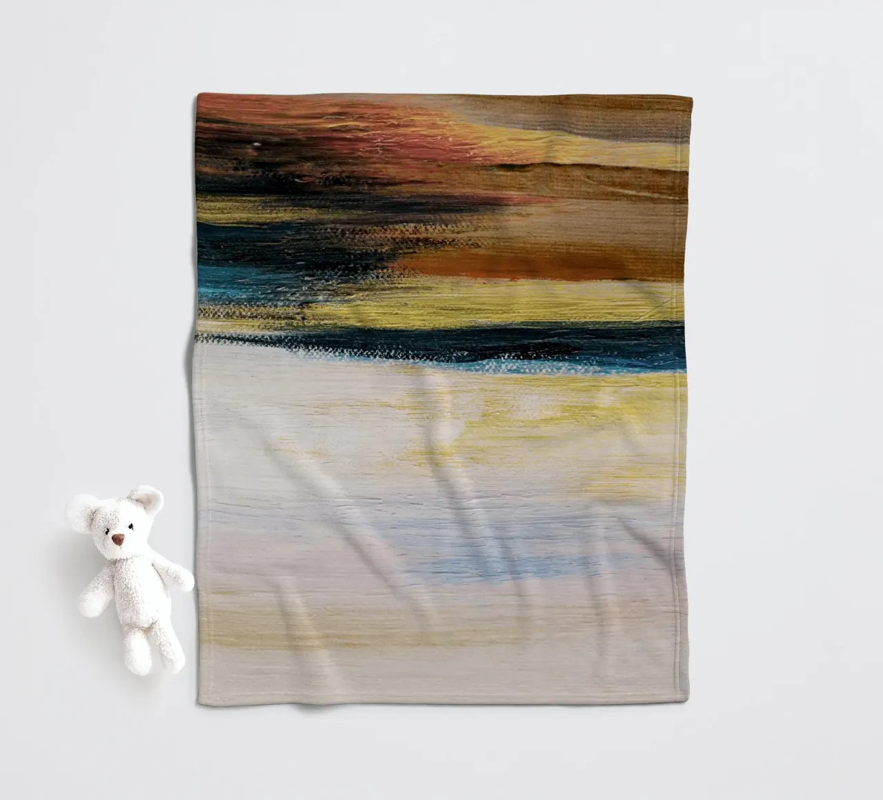 abstract heaven and earth coperta in pile da vintageshop