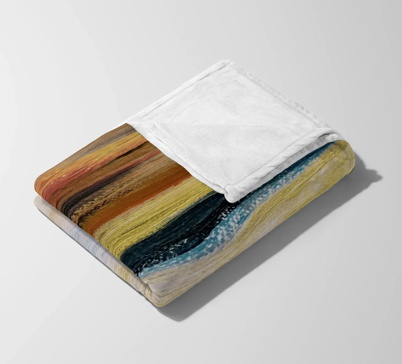abstract heaven and earth coperta in pile da vintageshop