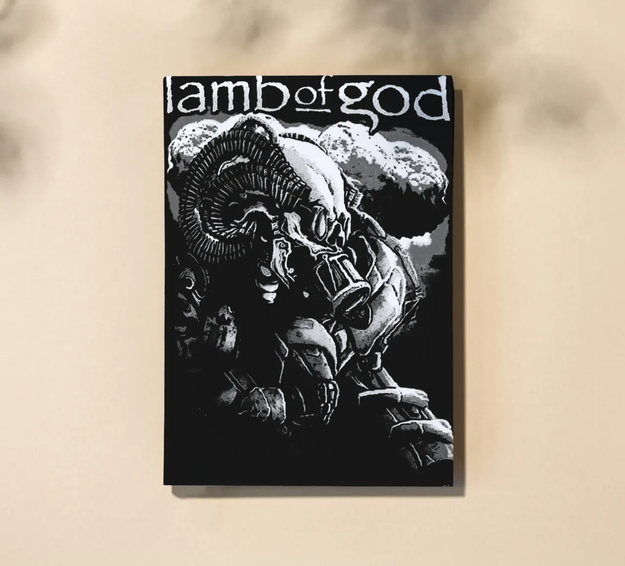 Art du groupe Lamb of God carnet de notes de vanhesling