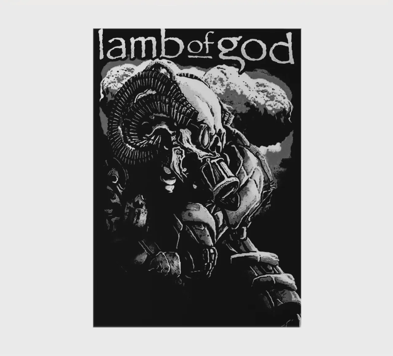 Art du groupe Lamb of God carnet de notes de vanhesling
