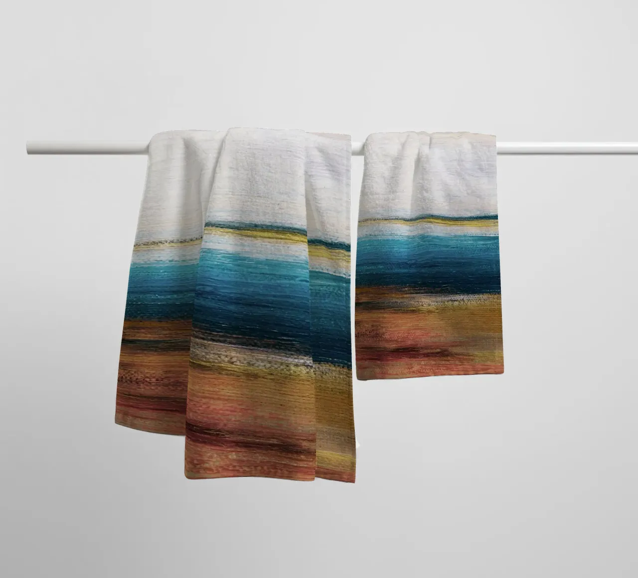 abstract heaven and earth 2 asciugamano da bagno da vintageshop