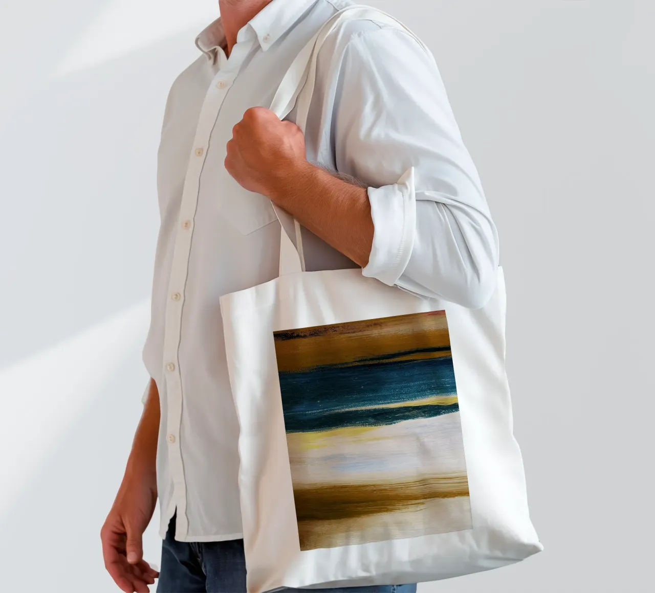 abstract heaven and earth 3 tote bag by vintageshop