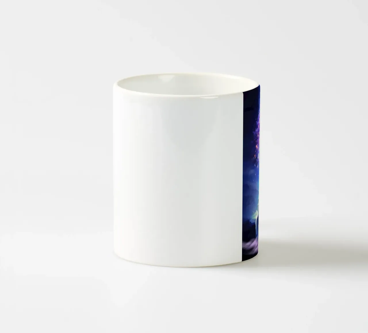 albero fantasia albero luminoso tazza in ceramica da Jennifer R Spyhalski