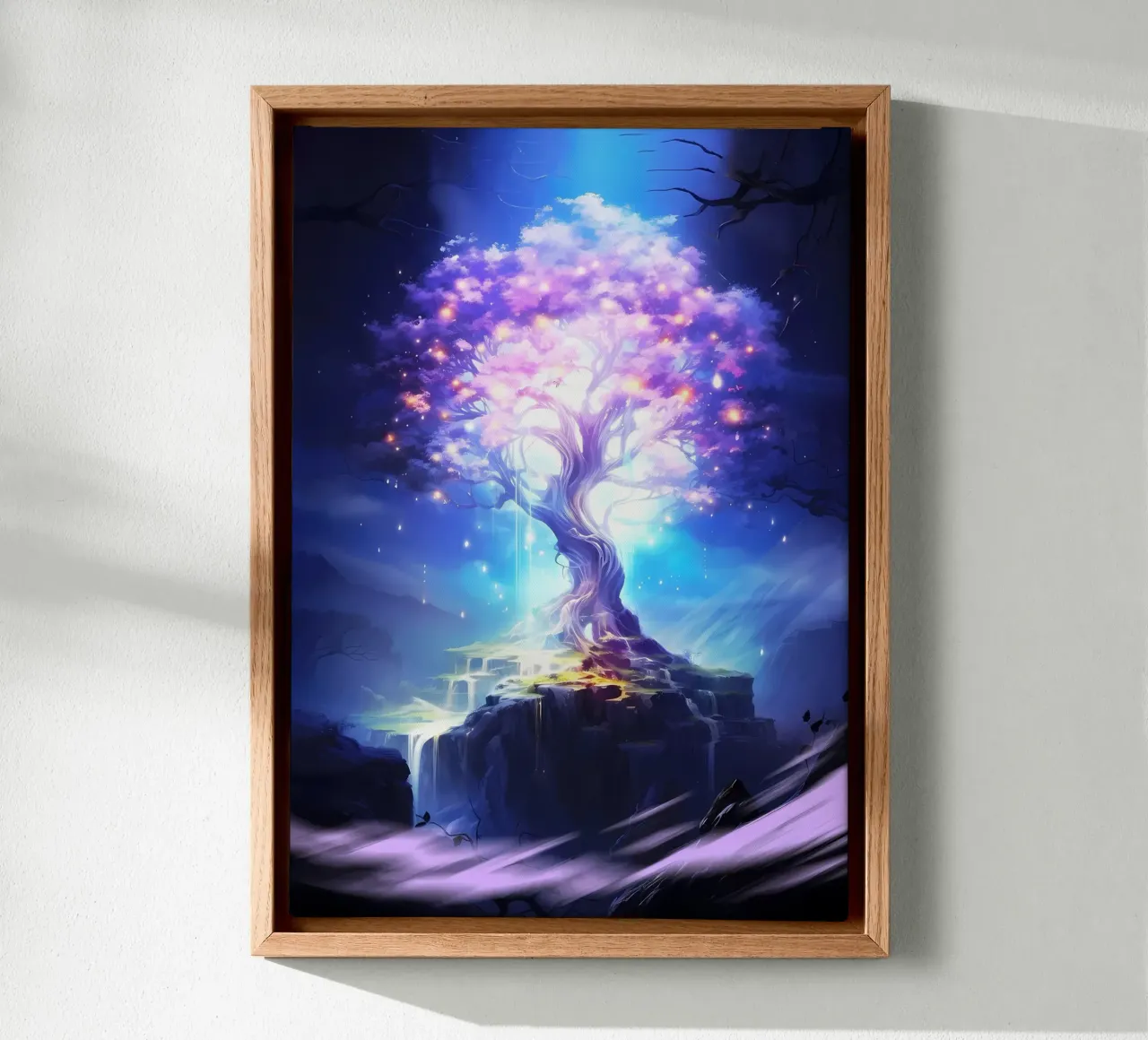 fantasy tree glowing tree canvas by Jennifer R Spyhalski