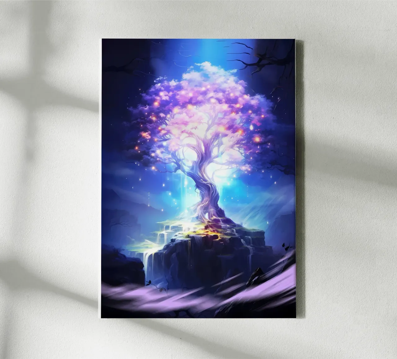 fantasy tree glowing tree canvas by Jennifer R Spyhalski