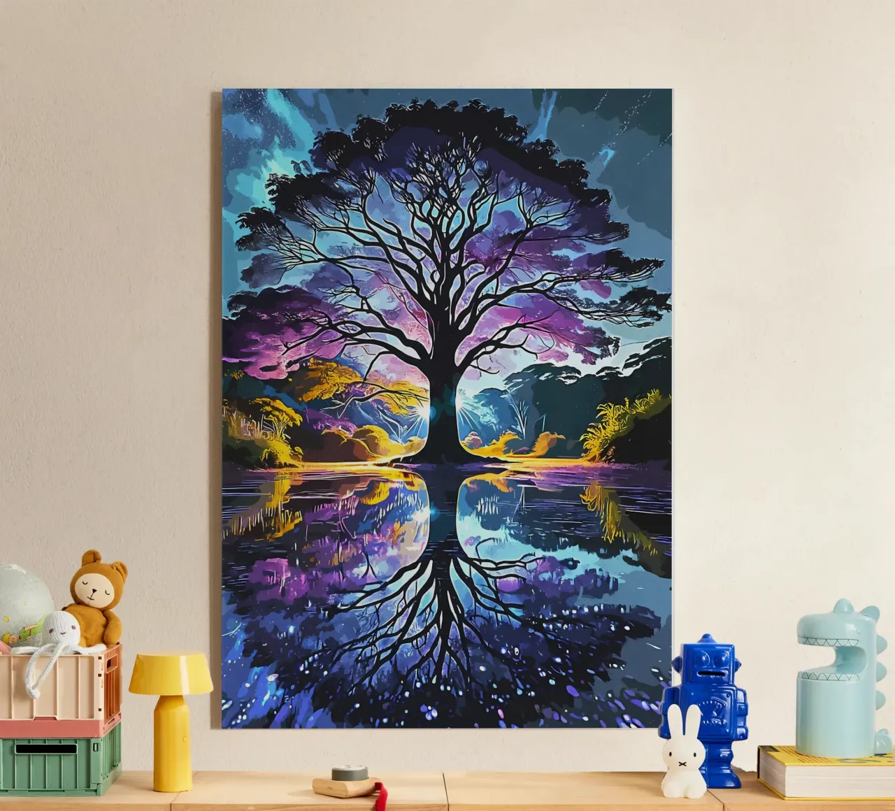 albero acqua riflessione plexiglass da Jennifer R Spyhalski